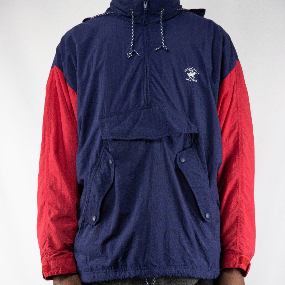 Windbreaker Anorak Jacket (Beverly Hills Polo Club)